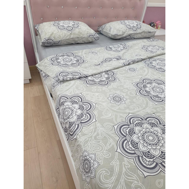 Постільна білизна двоспальна Бязь бавовна 180х220 (ТМ LORINE), Туреччина