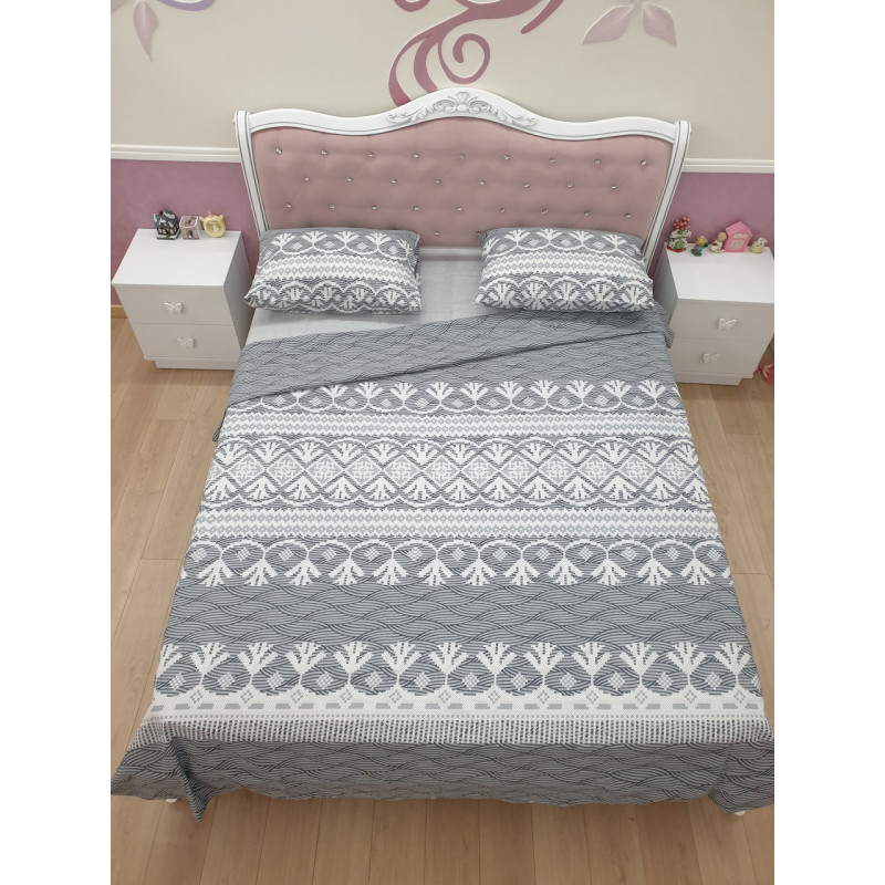 Постільна білизна двоспальна Бязь бавовна 180х220 (ТМ LORINE), Туреччина