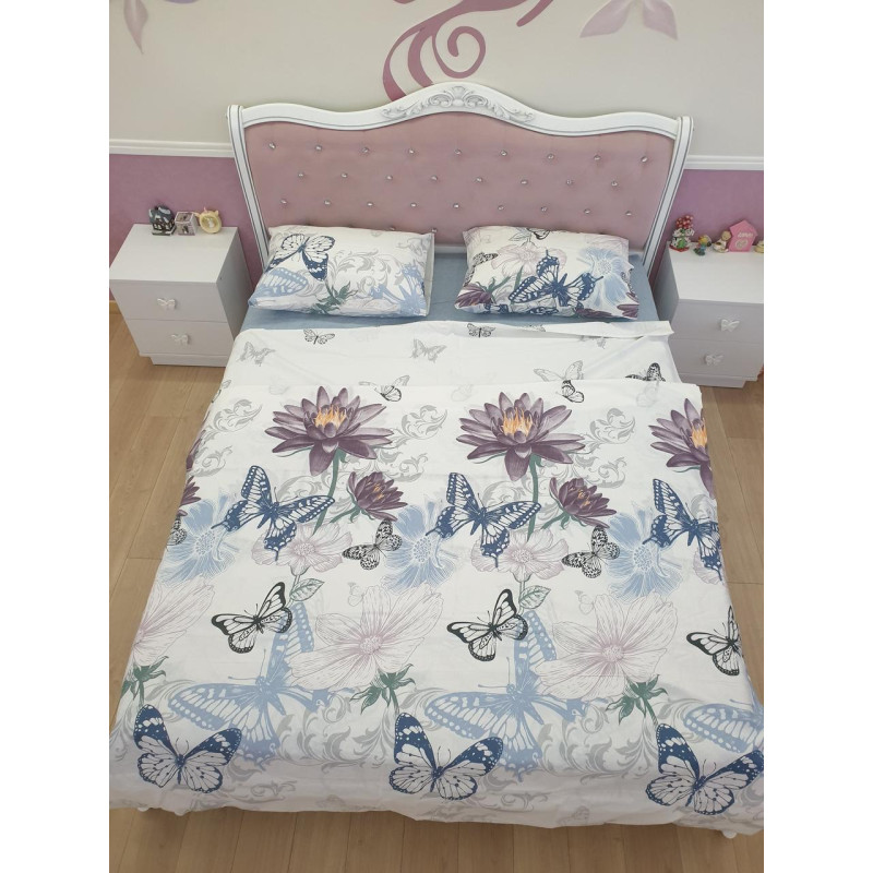 Постільна білизна двоспальна Бязь бавовна 180х220 (ТМ LORINE), Туреччина