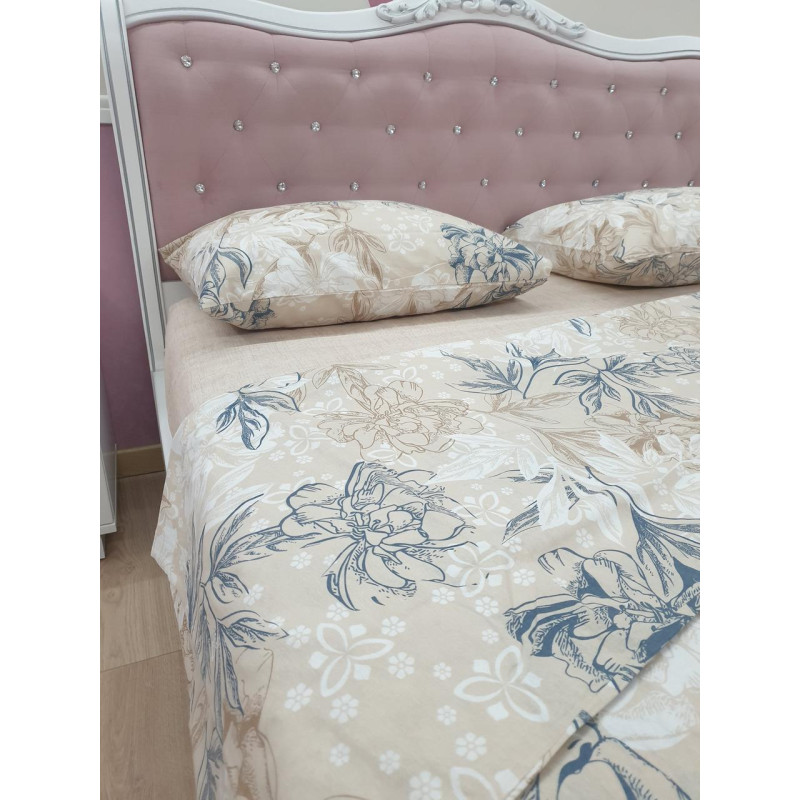 Постільна білизна двоспальна Бязь бавовна 180х220 (ТМ LORINE), Туреччина