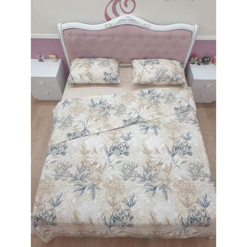 Постільна білизна двоспальна Бязь бавовна 180х220 (ТМ LORINE), Туреччина