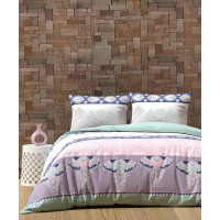 Double Bed Linen Set, Cotton Ranforse 180x220 (TM LORINE), Turkey
