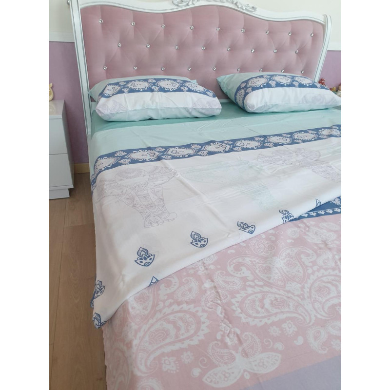 Постільна білизна двоспальна Бязь бавовна 180х220 (ТМ LORINE), Туреччина
