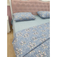 Постельное белье двуспальное Бязь хлопок 180х220 (ТМ LORINE), Турция