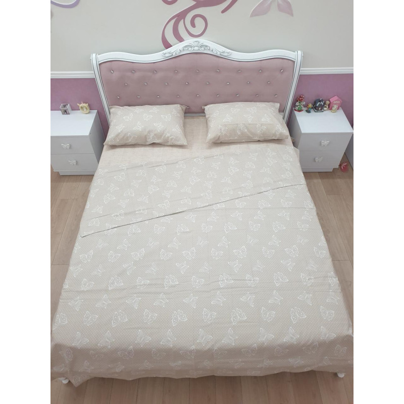 Постільна білизна двоспальна Бязь бавовна 180х220 (ТМ LORINE), Туреччина