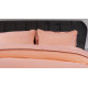 Плед-покривало жакардове Welsoft 220х240 з наволочками 50х70 (TM Zeron) зигзаг персиковий, Туреччина