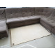 Коврик для спальни 90х170 Welsoft (TM Zeron) зигзаг крем, Турция