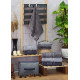 Рушники бамбуковые 50х90 (3шт) 530 г/м2 (TM Zeron) Aynali Agac Bamboo Desen, Турция