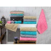 Кухонные полотенца махровые 30х50 (4 шт.) 450 г/м2 (TM ZERON) YAPRAK, Турция