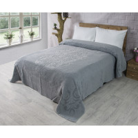 Махровое простыня хлопок 200х220 (TM Zeron) 460 г/м2 AVDAR DESEN Gri, Турция