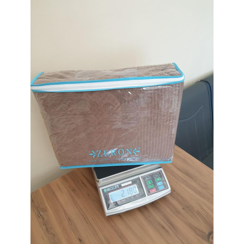 Махрове простирадло бавовна 200х220 (TM Zeron) 460 г/м2 BAWER DESEN Lacivert, Туреччина