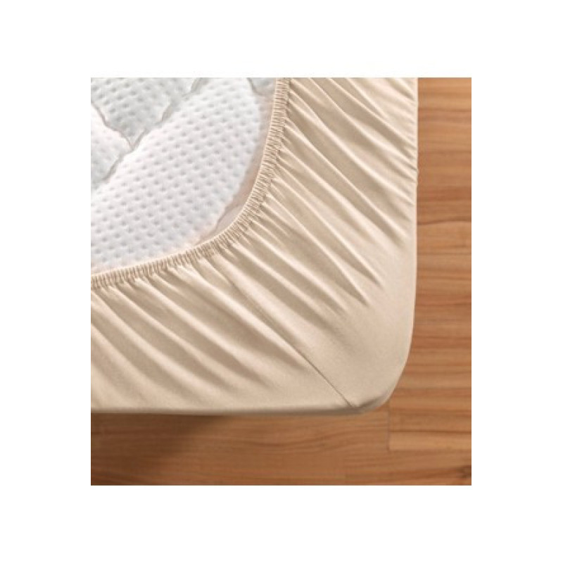 Простирадло на гумці трикотажне 90х200 Cappuccino (TM Zeron), Туреччина