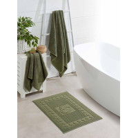 Рушники махрові бавовна 70х140 (1 шт.) 480 г/м2 (TM Zeron), Туреччина ОЛИВКОВИЙ