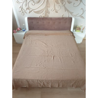 Покривало МУСЛІНОВЕ 2Х СЛОЙНЕ KAHVE