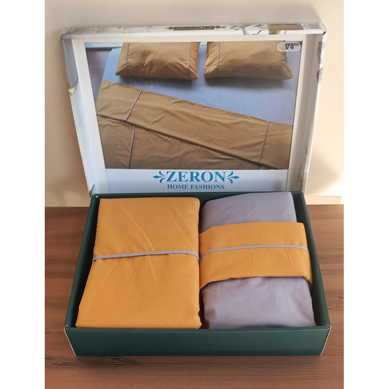 Постельное белье с простыней на резинке V4+