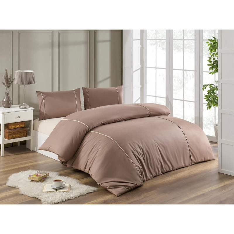 Постельное белье с простыней на резинке V1+