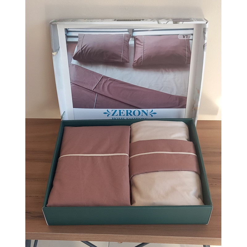 Постельное белье с простыней на резинке V1+