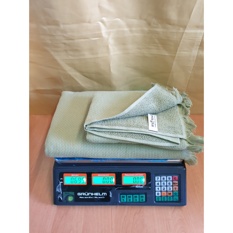 Рушники махрові бавовна 70х140 (1 шт.) 550 г/м2 (TM Zeron), Туреччина М'ЯТНИЙ