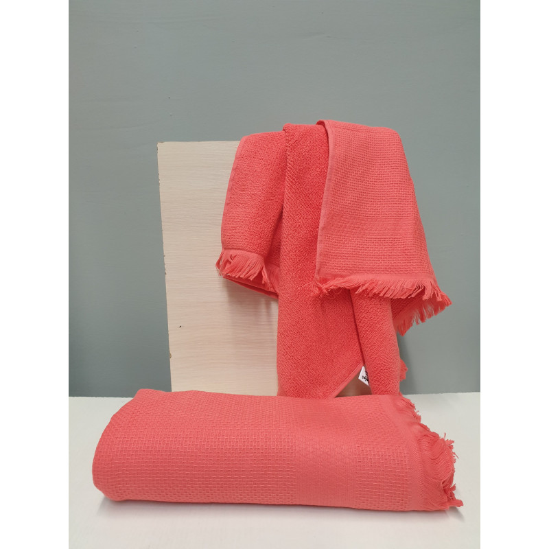 Рушники махрові бавовна 70х140 (1 шт.) 550 г/м2 (TM Zeron), Туреччина