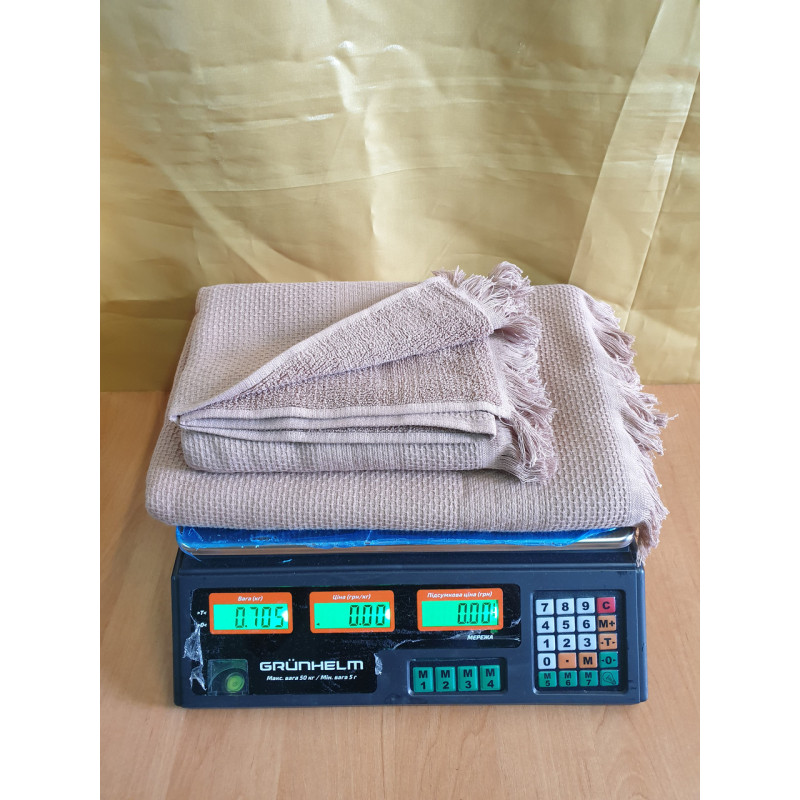 Рушники махрові бавовна 70х140 (1 шт.) 550 г/м2 (TM Zeron), Туреччина