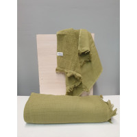 Рушник вафелька - махра 90х170 см бавовна 500г\м2 Туреччина