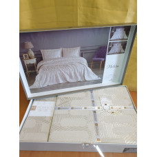 TM MODA BOX Покрывало жакардовое 240*260 MELISA беж