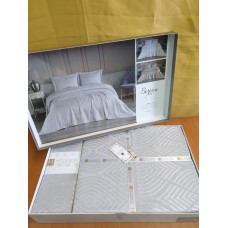 TM MODA BOX Покрывало жакардовое 240*260 SERENA серый