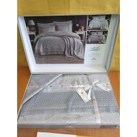 TM MODA BOX Покрывало жакардовое 240*260 ATIKE серый