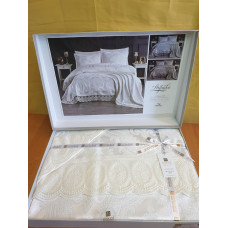 TM MODA BOX Покрывало жакардовое 240*260 AYBUKE крем