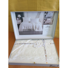 TM MODA BOX Покрывало жакардовое 240*260 AKAY крем