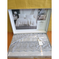 TM MODA BOX Покрывало жакардовое 240*260 AKAY серый