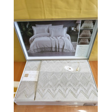 TM MODA BOX Покрывало жакардовое 240*260 NEVA серый