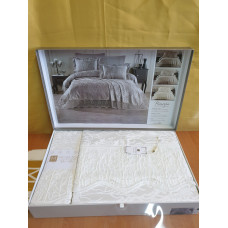 TM MODA BOX Покрывало жакардовое 240*260 HUMEYRA крем
