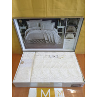 TM MODA BOX Покрывало жакардовое 240*260 KOSEM крем