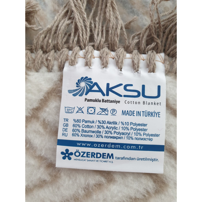 Плед бавовняний Aksu (Туреччина)