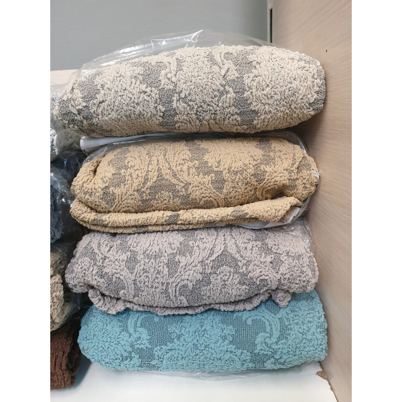 ЧОХОЛИ НА СТІЛЕЦЬ ЖАКАРД DAMASK DARK BROWN