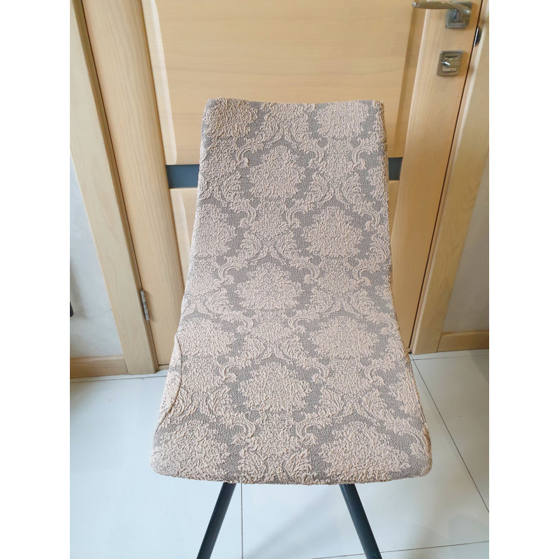 ЧОХОЛИ НА СТІЛЕЦЬ ЖАКАРД DAMASK KAKAO