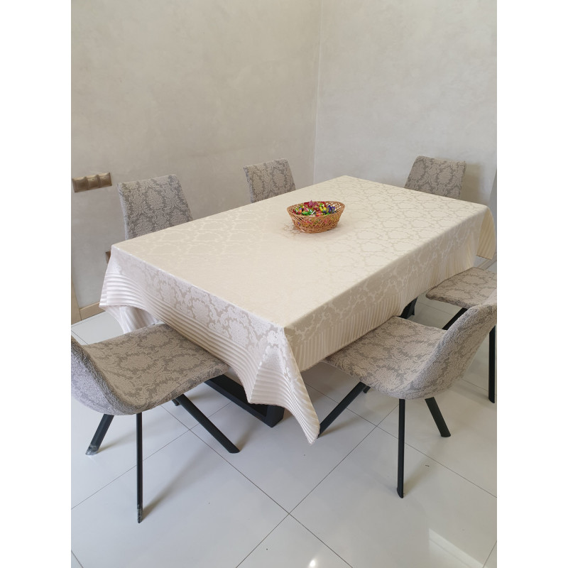 ЧОХОЛИ НА СТІЛЕЦЬ ЖАКАРД DAMASK KAKAO