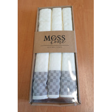 Кухонные полотенца Вафельные (ТМ MOSS) FUME хлопок 50х70 (3шт.) Турция