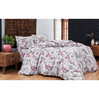 Постільна білизна двоспальна Бязь бавовна 180х220 (ТМ LORAN) Fulya v3, Туреччина