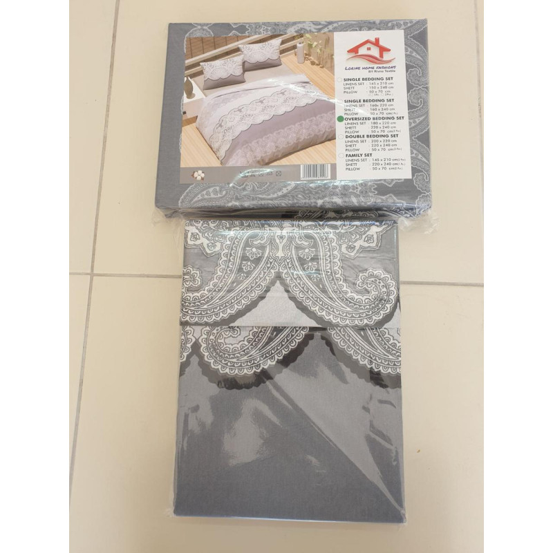 Постільна білизна двоспальна Бязь бавовна 180х220 (ТМ LORINE), Туреччина