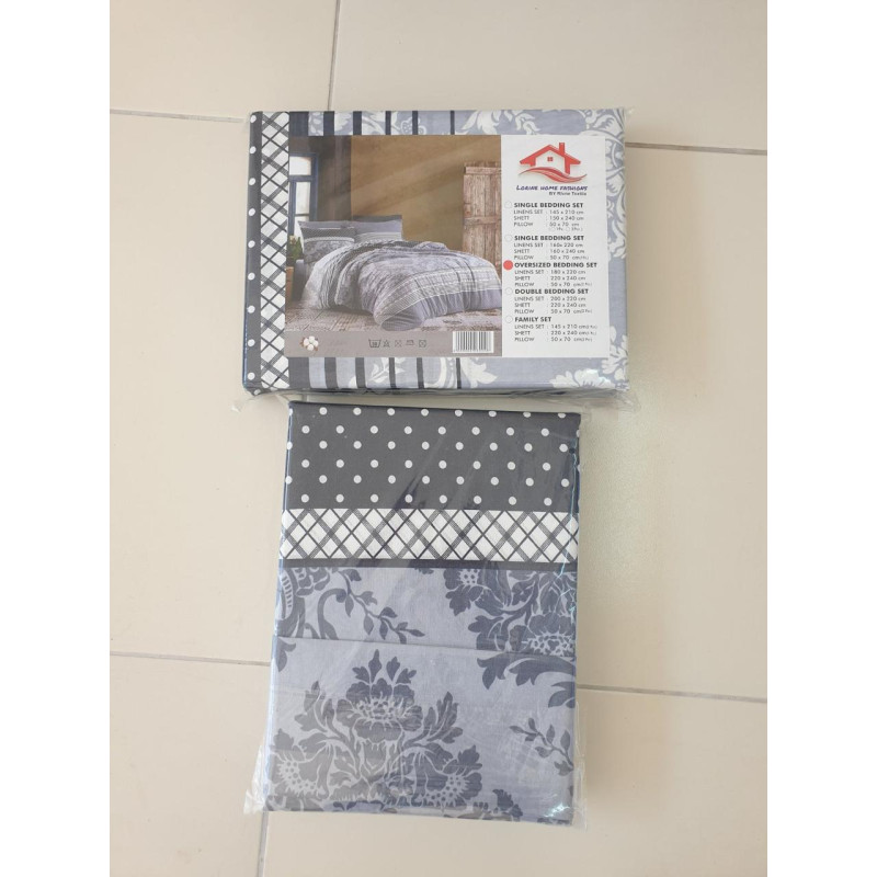 Постільна білизна двоспальна Бязь бавовна 180х220 (ТМ LORINE), Туреччина