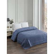 Махрове простирадло бавовна 150х220 (TM Zeron) 470 г/м2 Indigo Туреччина