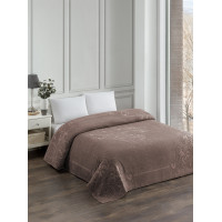 Махрове простирадло бавовна 150х220 (TM Zeron) 470 г/м2 Kahve Туреччина