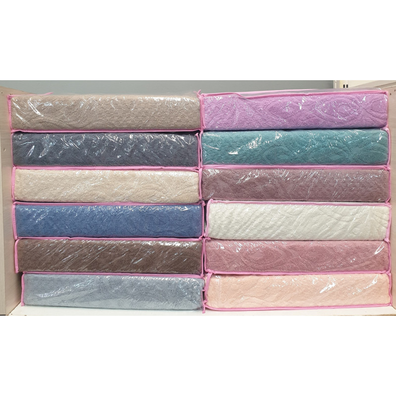 Махрове простирадло бавовна 200х220 (TM Zeron) 470 г/м2 Mint, Туреччина