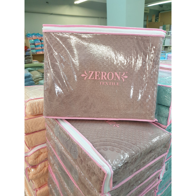 Махрове простирадло бавовна 200х220 (TM Zeron) 470 г/м2 Murdum, Туреччина