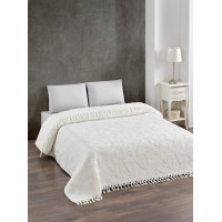 Жакардове махрове покривало Pike EXCLUSIVE 220x240 в коробці KREM