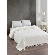 Жакардове махрове покривало Pike EXCLUSIVE 220x240 в коробці KREM