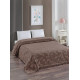 Жакардове махрове покривало Pike EXCLUSIVE 220x240 в коробці KAHVE