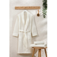 Халат жіночий вафельний TM Zeron Exclusive    Krem   M